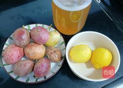 柠檬百香果蜂蜜水的做法图解1