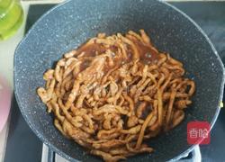 雪菜肉丝面的做法图解4