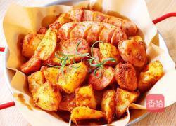 烤土豆香肠的做法图解13