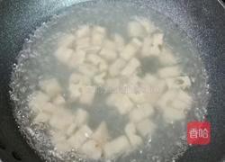 藕丁炒火腿的做法图解5