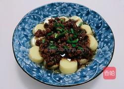 肉沫樱玉豆腐的做法图解9