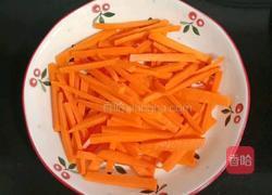 芹菜胡萝卜炒牛肉的做法图解5