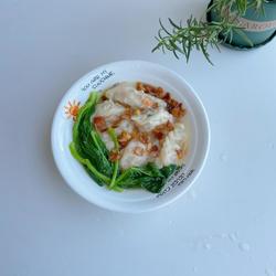 青菜海鲜饺子汤的做法[图]