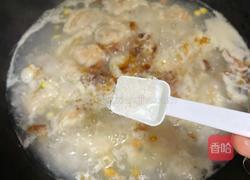 青菜海鲜饺子汤的做法图解7