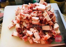 红烧肉炖豆腐的做法图解2