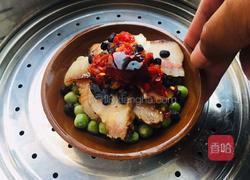腊肉蒸豌豆的做法图解6