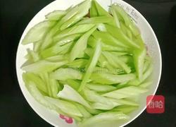 西芹炒牛肉的做法图解4