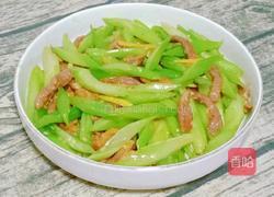 西芹炒牛肉的做法图解15