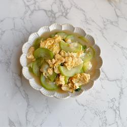 鸡蛋炒丝瓜的做法[图]