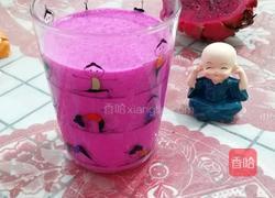 火龙果蜂蜜奶昔的做法图解9