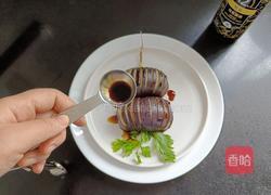 茄子夹杏鲍菇的做法图解5