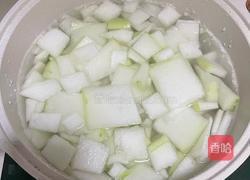 冬瓜虾米花蛤汤的做法图解3