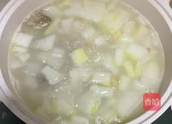 冬瓜虾米花蛤汤的做法图解9