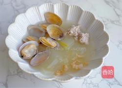 冬瓜虾米花蛤汤的做法图解14
