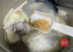 Illustration of how to make bamboo shoots and clam soup 7