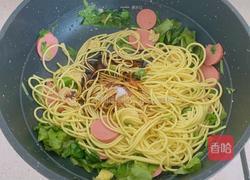 早餐快乐！火腿炒面！的做法图解7
