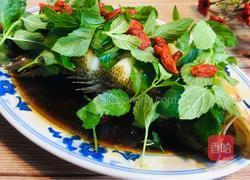薄荷鲈鱼的做法图解9