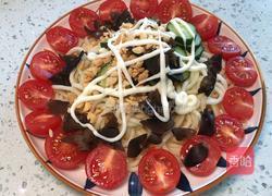 沙拉凉面的做法图解4
