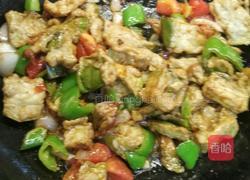 青椒炒茄子的做法图解5