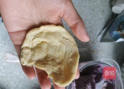 芋泥肉松蛋黄酥（蛋挞皮版）的做法图解3