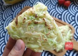 圆白菜鸡蛋饼的做法图解8