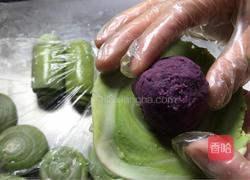 紫薯斓香蛋黄酥-神奇的面粉的做法图解17