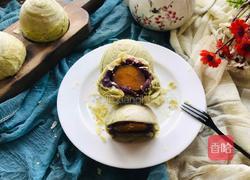 紫薯斓香蛋黄酥-神奇的面粉的做法图解20