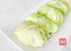 低脂低卡~包菜鸡丝卷的做法图解7