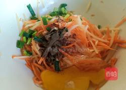 胡萝卜土豆丝饼－神奇的面粉的做法图解3