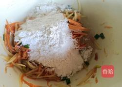 胡萝卜土豆丝饼－神奇的面粉的做法图解4