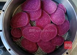 紫薯奶酪饼的做法图解2