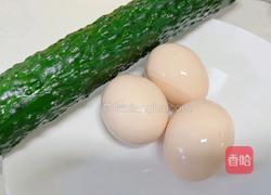 低脂低卡～黄瓜炒鸡蛋的做法图解1