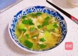 小油菜鸡蛋汤的做法图解9