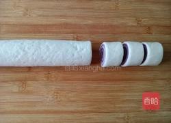 紫薯双色花卷的做法图解8