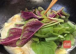 苋菜鸡蛋汤面-神奇的面粉的做法图解5