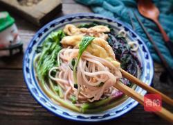 苋菜鸡蛋汤面-神奇的面粉的做法图解9
