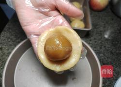 自制蛋黄莲蓉蛋月烧月饼的做法图解21