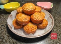 自制蛋黄莲蓉蛋月烧月饼的做法图解30