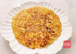 减脂餐～鸡蛋包菜饼的做法图解7