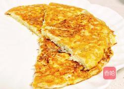 减脂餐～鸡蛋包菜饼的做法图解8
