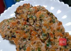 虾菜饼的做法图解4