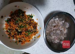 虾菜饼的做法图解2