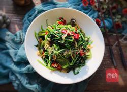 虾皮辣炒萝卜苗的做法图解12