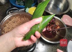 自制酱香排骨鲜粽子的做法图解12