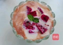 红洒酸奶水果酪的做法图解6