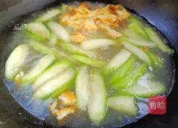 丝瓜鸡蛋汤面的做法图解6