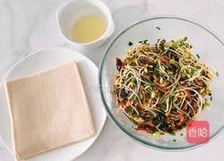 炸春卷的做法图解4