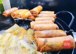 炸春卷的做法图解8