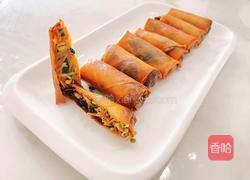 炸春卷的做法图解10