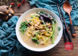 肉丝玉米汤面的做法图解18